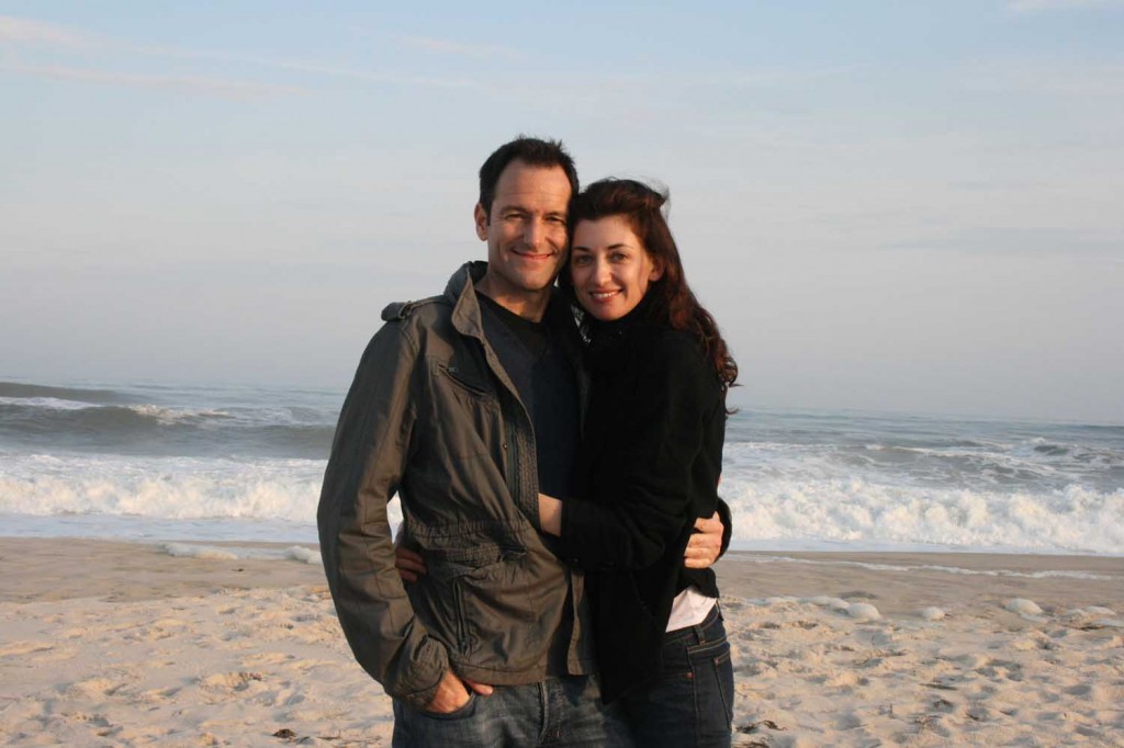 the beach